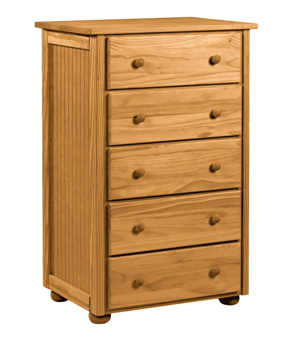 496 Coastal 5-Drawer Bureau