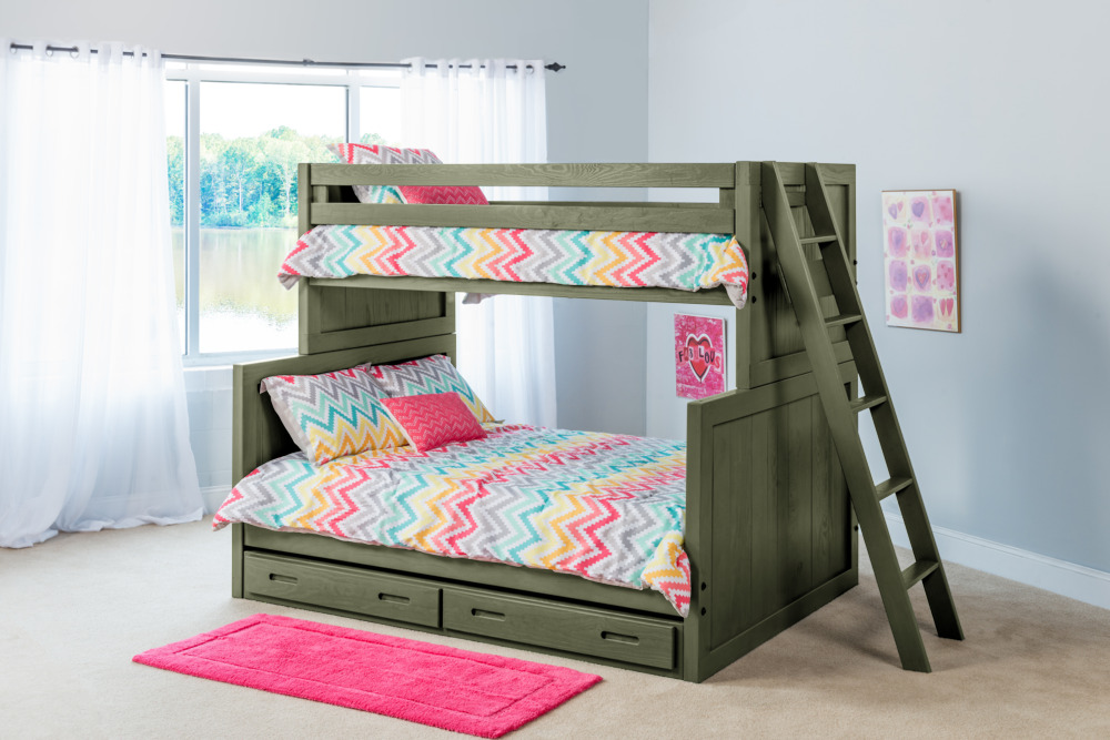 69 Classic Twin Over Full Bed