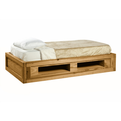 1173 / Safe and Tough Twin Bed - Extra Long - with Open Storage thumb