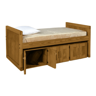1475 / Classic Twin Firehouse Bed with Storage Lockers - Extra Long thumb