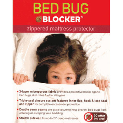 867 / Bed Bug Blocker Zippered Mattress Protector - Queen thumb